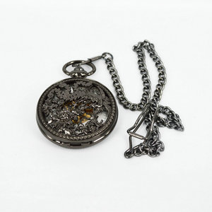 Montre de <span class=keywords><strong>poche</strong></span> <span class=keywords><strong>Vintage</strong></span> en Bronze, Phoenix, automatique et mécanique, squelette, porte-bonheur, 2019 - Product Image 3