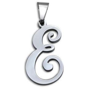 Disegno di modo D N M K R S P J V In Acciaio Inox Oro Collana Iniziale Vecchio Inglese Alfabeti Lettera del pendente - Product Image 2