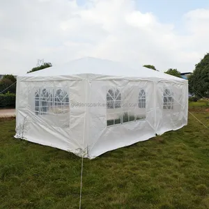 Outdoor Weiß Pavillon Party Zelt mit Fenster 3x6m