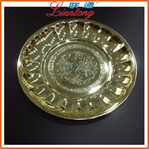 2017 produits Arabe plateau en cuivre, forme ronde Moyen-Orient cookie plateaux - Product Image 4