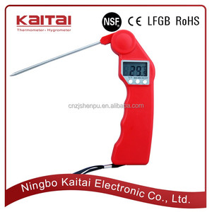 Numérique lcd affichage pliage viande <span class=keywords><strong>cuisine</strong></span> de poche en acier inoxydable longue sonde cuisson des aliments thermomètre - Product Image 1