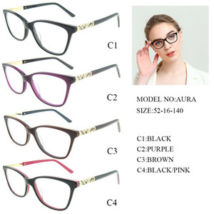 Mô hình mới acetate kính quang học bản lề kính khung kính khung các nhà sản xuất tại trung quốc - Product Image 3