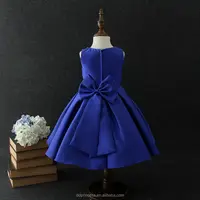 Catálogo de fabricantes de Blue Dress de alta calidad Girls Navy Blue Dress en
