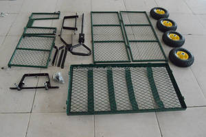 รถเข็นเก็บของใช้งานหนัก,รถลากพ่วงโรงรถสวนลังเหล็ก - Product Image 6