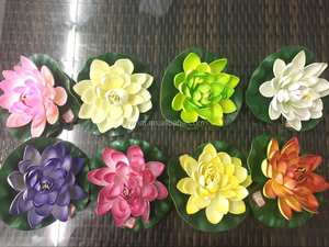 de loto Artificial lirios de Agua de flores plantas artificiales para el Banquete de Boda artesanía Decoración del Hogar regalo - Product Image 3