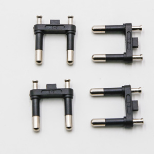 <span class=keywords><strong>BA</strong></span>-010 Brasil macho insertar INMETRO 4,8mm hueco pines negro - Product Image 6