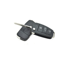 Télécommande automobile à 3 boutons 	 Clé de voiture pliable pour l'apprentissage du code, code fixe, télécommande, duplicateur AG-K007