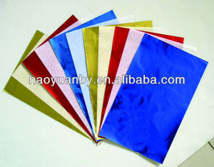 coloré. gaufré. pré coupé la grêle cheveux salon de <span class=keywords><strong>coiffure</strong></span> feuille d'aluminium avec du papier de soie pour mettre en <span class=keywords><strong>évidence</strong></span> - Product Image 1