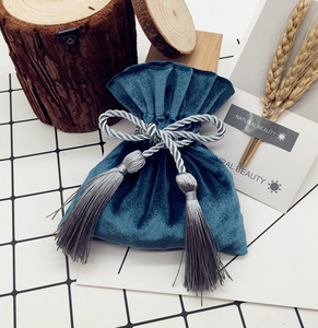 Tùy Chỉnh In Nhung Sang Trọng Vòng Đeo Tay Dây Kéo Túi - Product Image 4