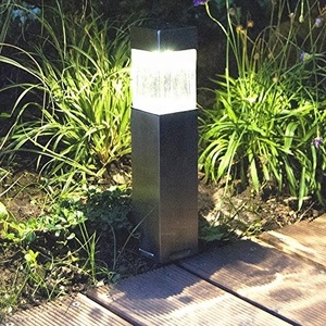 Luces Solares LED para Camino de Acero Inoxidable. Luces Solares para Caminos de Jardín, Patio y Senderos. Diseño Cuadrado Moderno, Camino Solar para Jardín - Product Image 5