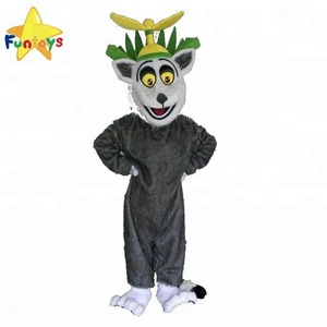 Disfraz de Mascota del Rey Lémur de Madagascar de Funtoys - Product Image 1