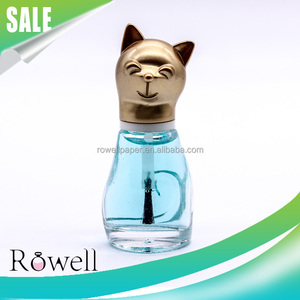 Thiết Kế Tùy Chỉnh Rỗng Dễ Thương Động Vật Shaped Nail Polish Chai 12Ml Glass Nail Varnish Chai Với Cat Shaped <span class=keywords><strong>Cap</strong></span> - Product Image 2