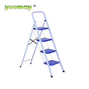 EN131 metal biblioteca escalera con medidas <span class=keywords><strong>de</strong></span> acero y disponible en 2 a 5 pasos, SF0604A - Product Image 1