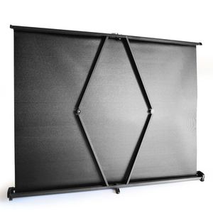Écran de projection frontal blanc mat JAVES <span class=keywords><strong>TMTS</strong></span> 50" 16:9, écran portable à tirage vertical, certifié RoHS pour mini projecteur - Product Image 3