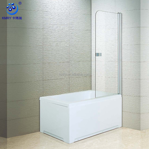 Tempered Glass Swing <strong>Bath</strong> Tub Bs6206 Shower <strong>Screen</strong> <strong>Bath</strong> <strong>Screen</strong> - Product Image 1