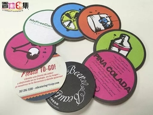 Posavasos de cartón de pulpa acogedor de 4 pulgadas personalizado posavasos de cerveza de papel revestido desechable Cocina económica Bar Hotel vajilla <span class=keywords><strong>Promare</strong></span> posavasos - Product Image 2