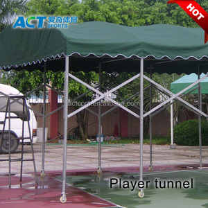 Xách tay có thể thu vào cầu thủ đường hầm cho trong nhà và ngoài trời sân vận động bóng đá khung thép với vải bìa và vải Bên Tường - Product Image 6