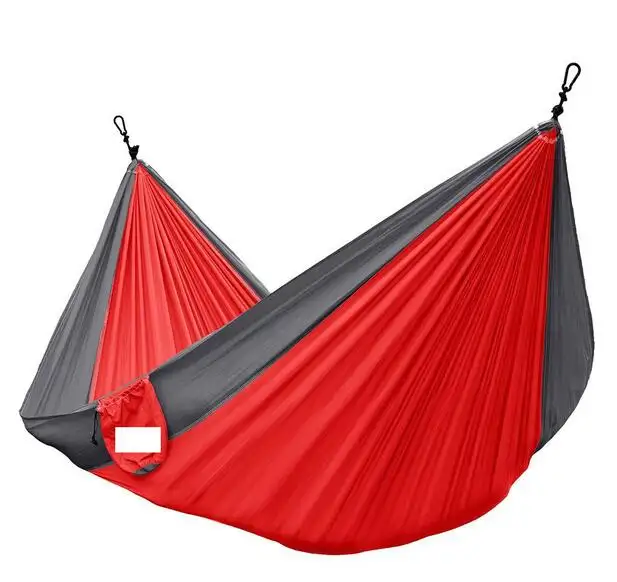 XL Double Parachute Camping Hammock Tree PortableとMax 1000ポンドBreaking Capacity 125 "× 79" 大サイズハンモック