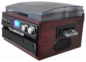 Máy Phát Đĩa Cd Usb Bt Vinyl Bán Chạy Nhất 2019 Máy Nghe Nhạc Máy Hát Mã Hóa MP3 Có Băng Cassette - Product Image 5