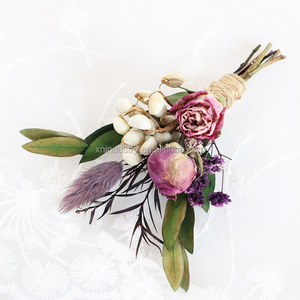 Bó Hoa Trang Trí Tiệc Cưới Thiết Kế OEM Mới Hoa Được Bảo Quản Tự Nhiên Hoa Đeo Tay Cho Cô Dâu Và Phù Dâu Hoa Cầm Tay - Product Image 5