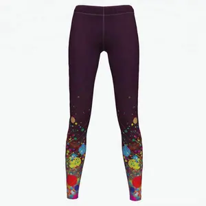 Competitive Price custom Team sublimation tamil girls in yoga sexy leggings