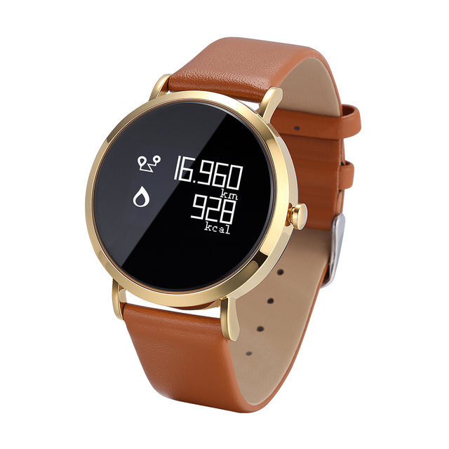 Fitness Monitor Ios Smartwatch for Men and Women Genuine Leather Strap Reloj Inteligente Smart Watch Montre Intelligente