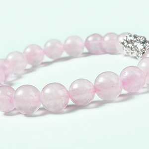 F125 Regali di San Valentino per Donne, Braccialetto in <span class=keywords><strong>Quarzo</strong></span> <span class=keywords><strong>Rosa</strong></span> Naturale - Product Image 5