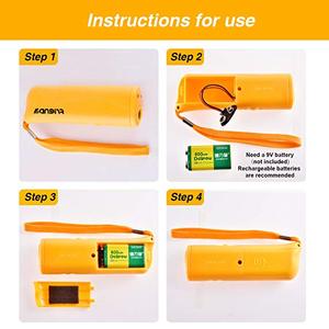 Anti Barking Training Device High Power Ultrasonic <strong>Dog</strong> <strong>Repeller</strong> - Product Image 5