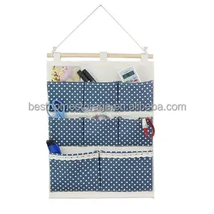 8 Pocket Wall Hanging Magazine Storage Bag Manufacturer Organizer