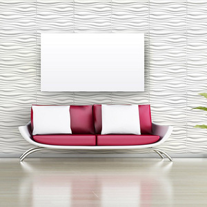 Pannello Murale 3D in PVC di Fabbrica Cinese, Nuova <span class=keywords><strong>Moda</strong></span> 2025, Carta da Parati Decorativa Fai-da-Te/Rivestimento Murale - Product Image 2