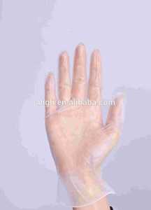Disposable latex gloves clear vinyl gloves powder latex gloves - Product Image 1