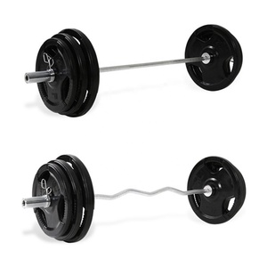 Quả Tạ 20Kg Bitum Cạnh Tranh Cao Su Tấm Trọng Lượng Có Thể Điều Chỉnh Barbells - Product Image 4