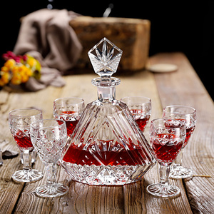 Carafe à whisky en cristal / Ensemble de carafe à whisky en cristal Coffrets cadeaux - Product Image 1