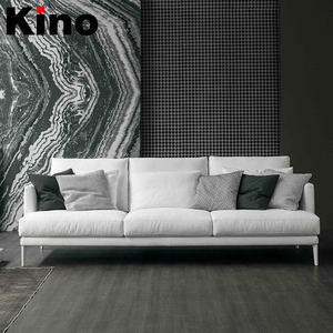 Sofá de tela moderno, mueble escandinavo, sofá clásico moderno, sofá de diseño de mediados de siglo - Product Image 4