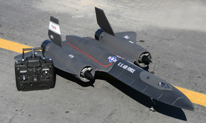 Avión RC <span class=keywords><strong>SR71</strong></span>, Avión de Juguete RC de Espuma con Motor a Reacción, Quadcopter - Product Image 4