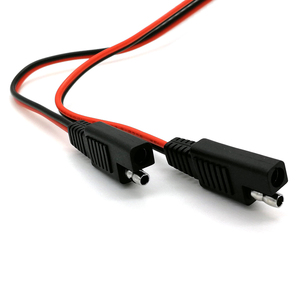 OEM 12V AC /DC Adapter SAEコネクタ18AWG 2 Core Round Cable Trailer Wiring Harness - Product Image 2