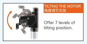 50741-70 _ B <span class=keywords><strong>Haswing</strong></span> Ultima <span class=keywords><strong>Moteur</strong></span> de pêche à la traîne électrique à montage sur tableau arrière 3HP/<span class=keywords><strong>Moteur</strong></span> sans balais - Product Image 3