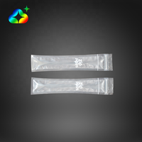 Vente en gros de petits sacs transparents en PE PP personnalisés imprimés pour sucettes glacées à la crème glacée Popsicle avec structure en nylon