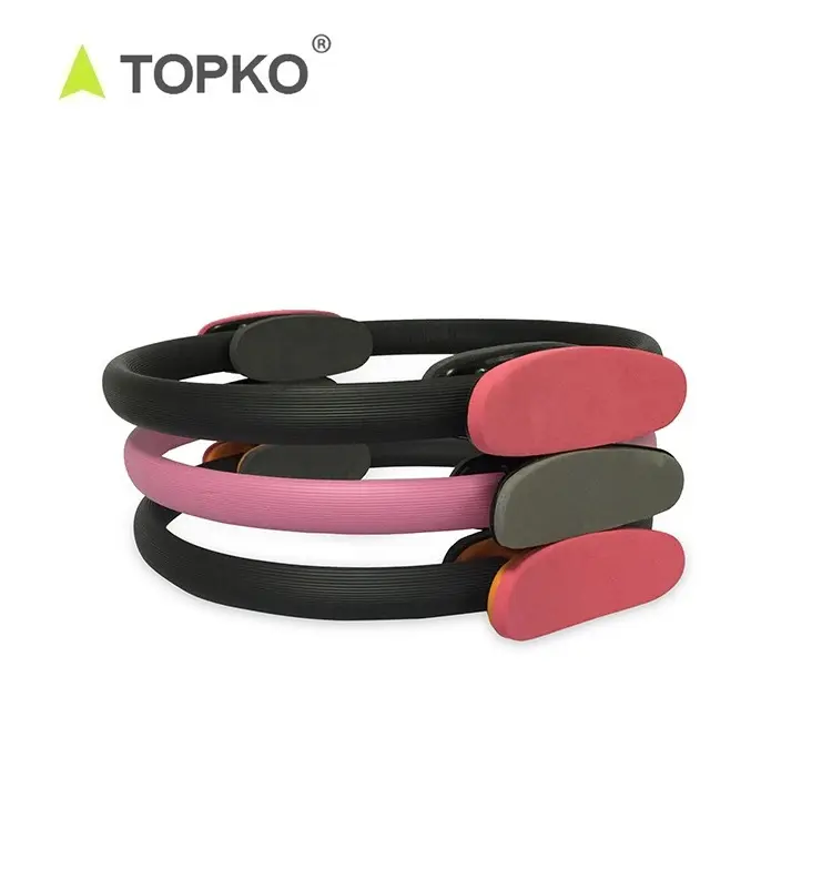 TOPKO Hot Selling High Quality Silkscreen Print Fitness Yoga Pilates Ring