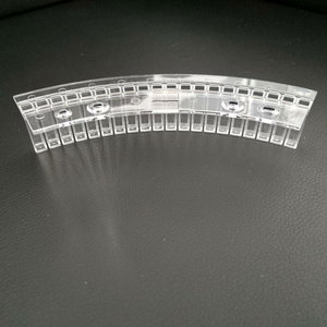 Cuvete de Poliestireno Descartável para Analisador Químico Dirui CS-T240 com 20 Furos, 100 Peças, OEM, Estéril EO, Transparente - Product Image 2