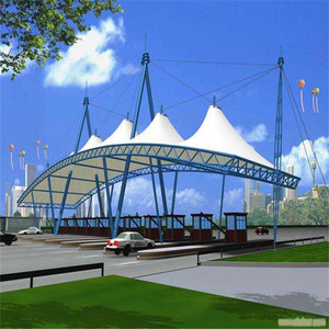 Kết cấu thép nhà kho vải màng cấu trúc xây dựng prefab giàn mái tán không gian Khung nhà kho - Product Image 1