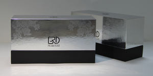 Rogood bạc đặc biệt gương kim loại giấy các tông Frosted Oud nước hoa hộp RGD-P1509 - Product Image 4