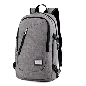 Neuer Designer Fancy Laptop Bag Canvas Rucksack mit USB Port 20 Zoll Laptop Rucksack