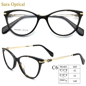 Özel Basit Tasarım Asetat Fantezi Gözlük Çerçevesi - Product Image 6