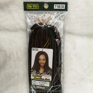 Estensione istantanea dei capelli dei Dreadlocks da 14 pollici 80G ritardante di fiamma - Product Image 5