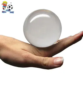 10 cm Quảng Châu bán hot Rõ Ràng Acrylic Liên Hệ Với Juggling Ball, trang trí pha lê bóng giáng sinh quả bóng