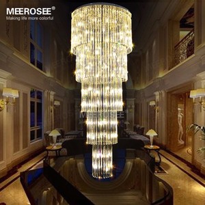 <span class=keywords><strong>Lustre</strong></span> moderne long pour plafond, luminaire en verre <span class=keywords><strong>G9</strong></span>, lustres de cristal, éclairage de luxe, lampe d'escalier pour hôtel, lamparas de techo MD2219 - Product Image 1