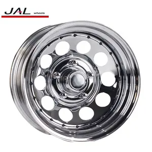 5x114.3 Rodas Rodas Universais Roda de Carro Jantes Cromadas Modular de Aço