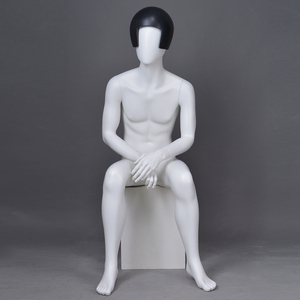 가장 현실적인 바디 페인팅 섹시한 살아있는 남성 앉아 남자 마네킹 성인 판매 - Product Image 2