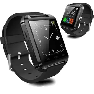 Water resist talking stop sport smart watch u8 with digital bluetooth